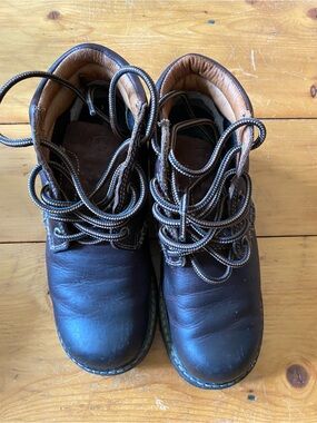 Ariat Dark Brown Canyon Leather Lace-Up Ankle Boots